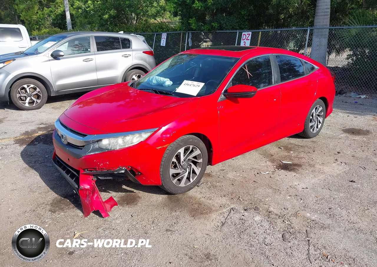 2016 Honda Civic Ex VIN:2HGFC2F73GH545781 - 2