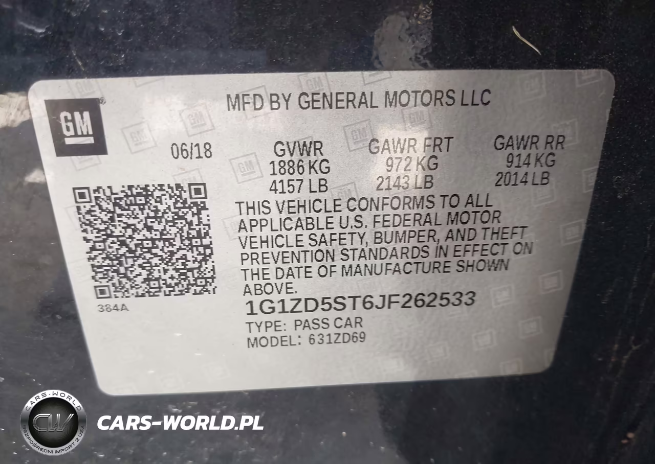 2018 Chevrolet Malibu Lt VIN:1G1ZD5ST6JF262533 - 9