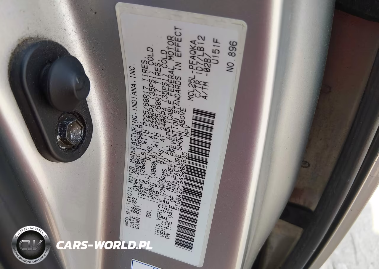 2004 Toyota Sienna Xle VIN:5TDBA22C84S006835 - 9