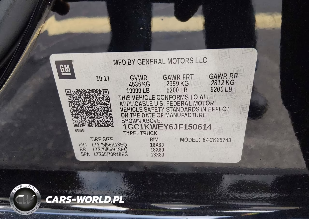 2018 Chevrolet Silverado 2500Hd Ltz VIN:1GC1KWEY6JF150614 - 9