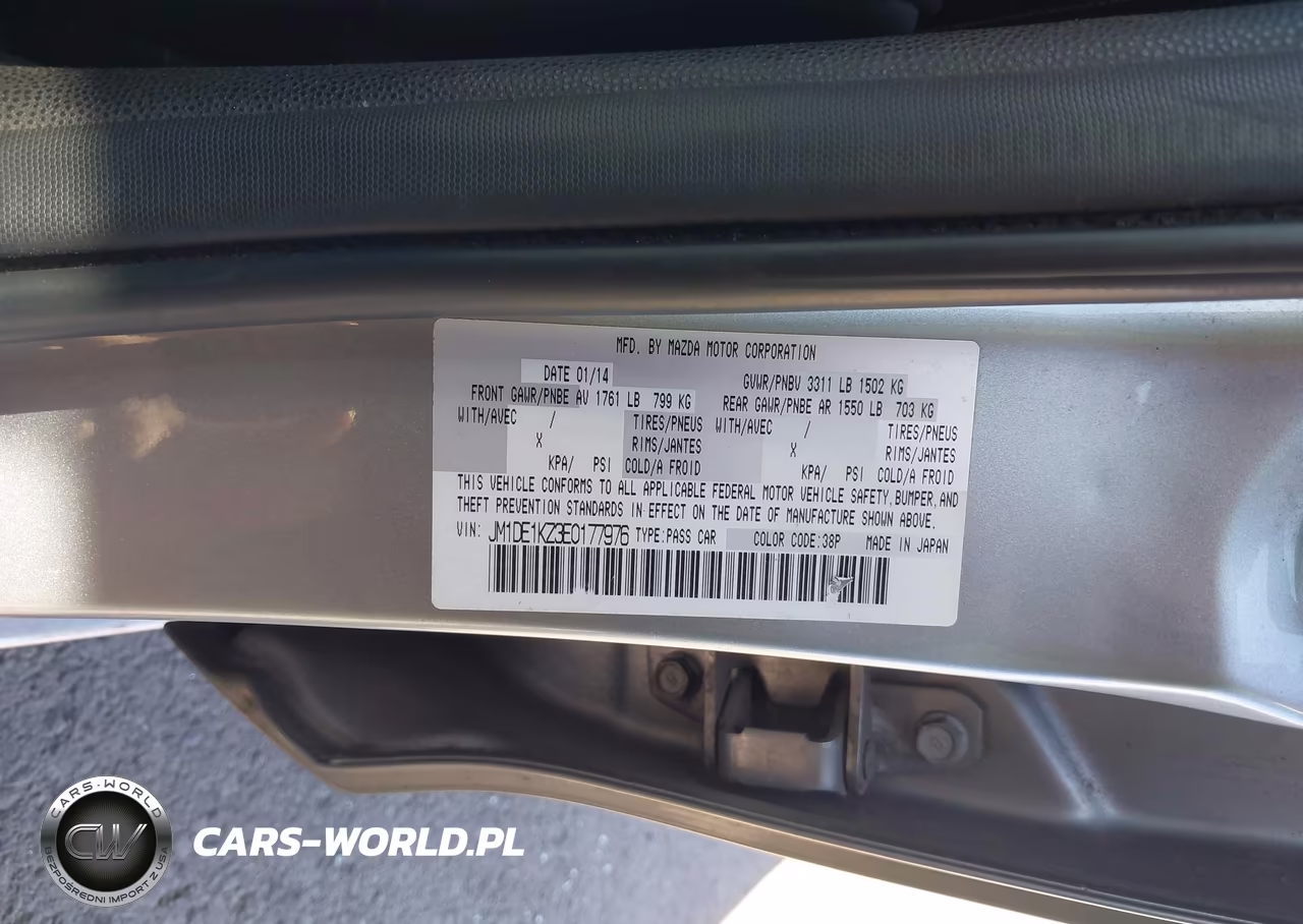 2014 Mazda Mazda2 Sport VIN:JM1DE1KZ3E0177976 - 9
