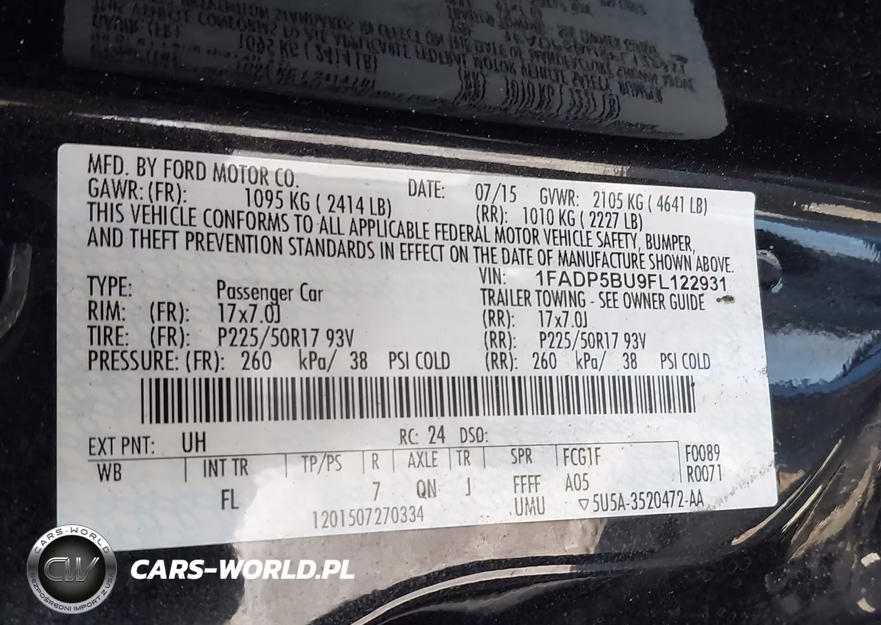 2015 Ford C-Max Hybrid Sel VIN:1FADP5BU9FL122931 - 9