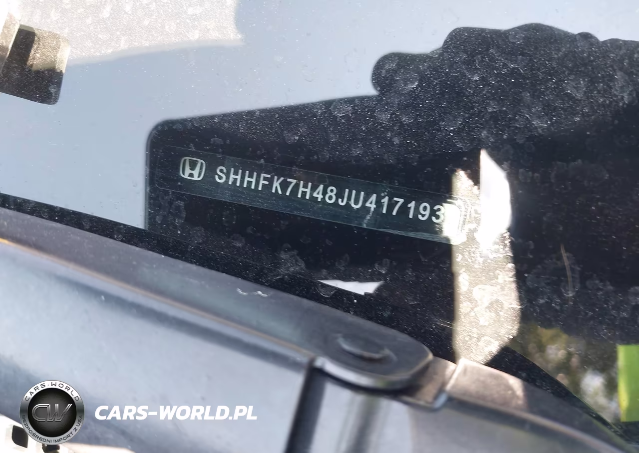 2018 Honda Civic Sport VIN:SHHFK7H48JU417193 - 17