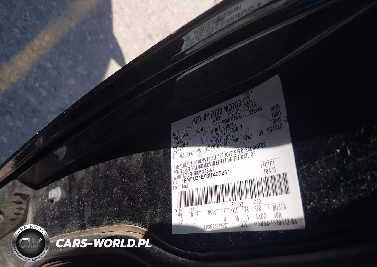 2008 Ford Explorer Sport Trac Xlt VIN:1FMEU31E58UA05281 - 9
