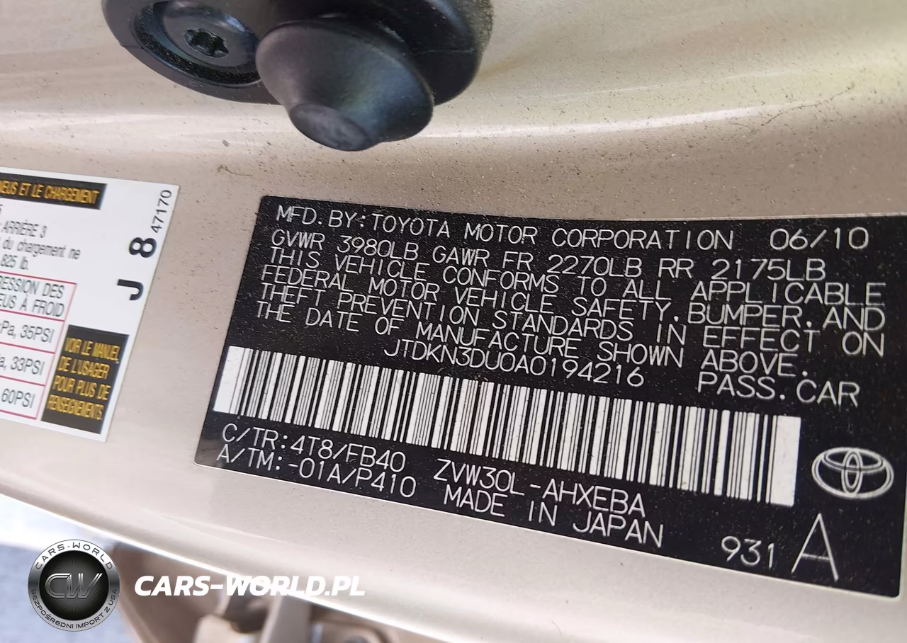 2010 Toyota Prius Ii VIN:JTDKN3DU0A0194216 - 9