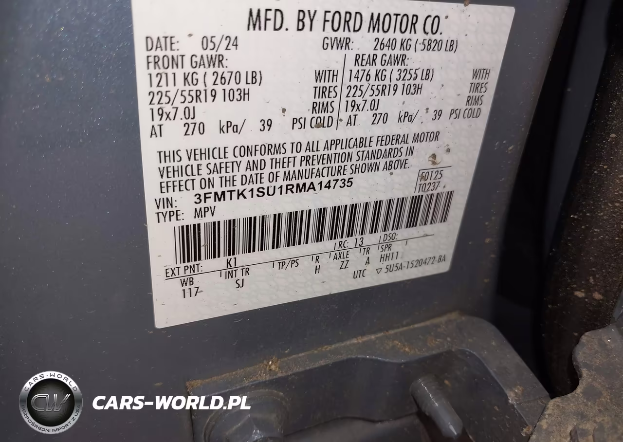 2024 Ford Mustang Mach-E Select VIN:3FMTK1SU1RMA14735 - 9