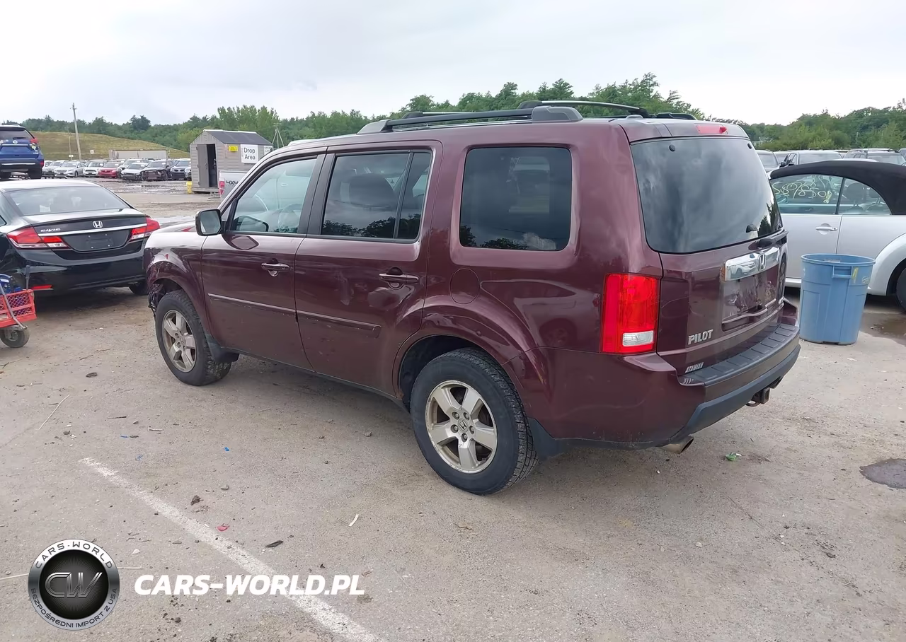 2011 Honda Pilot Ex-L VIN:5FNYF4H55BB030818 - 3