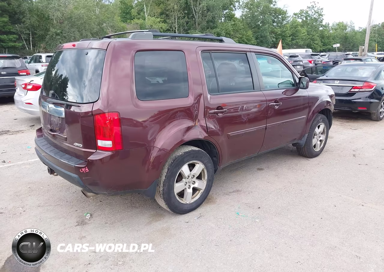 2011 Honda Pilot Ex-L VIN:5FNYF4H55BB030818 - 4