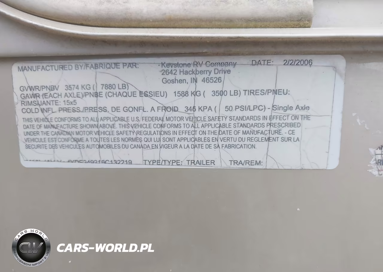 2006 Keystone Other VIN:4YDF249216C132219 - 9