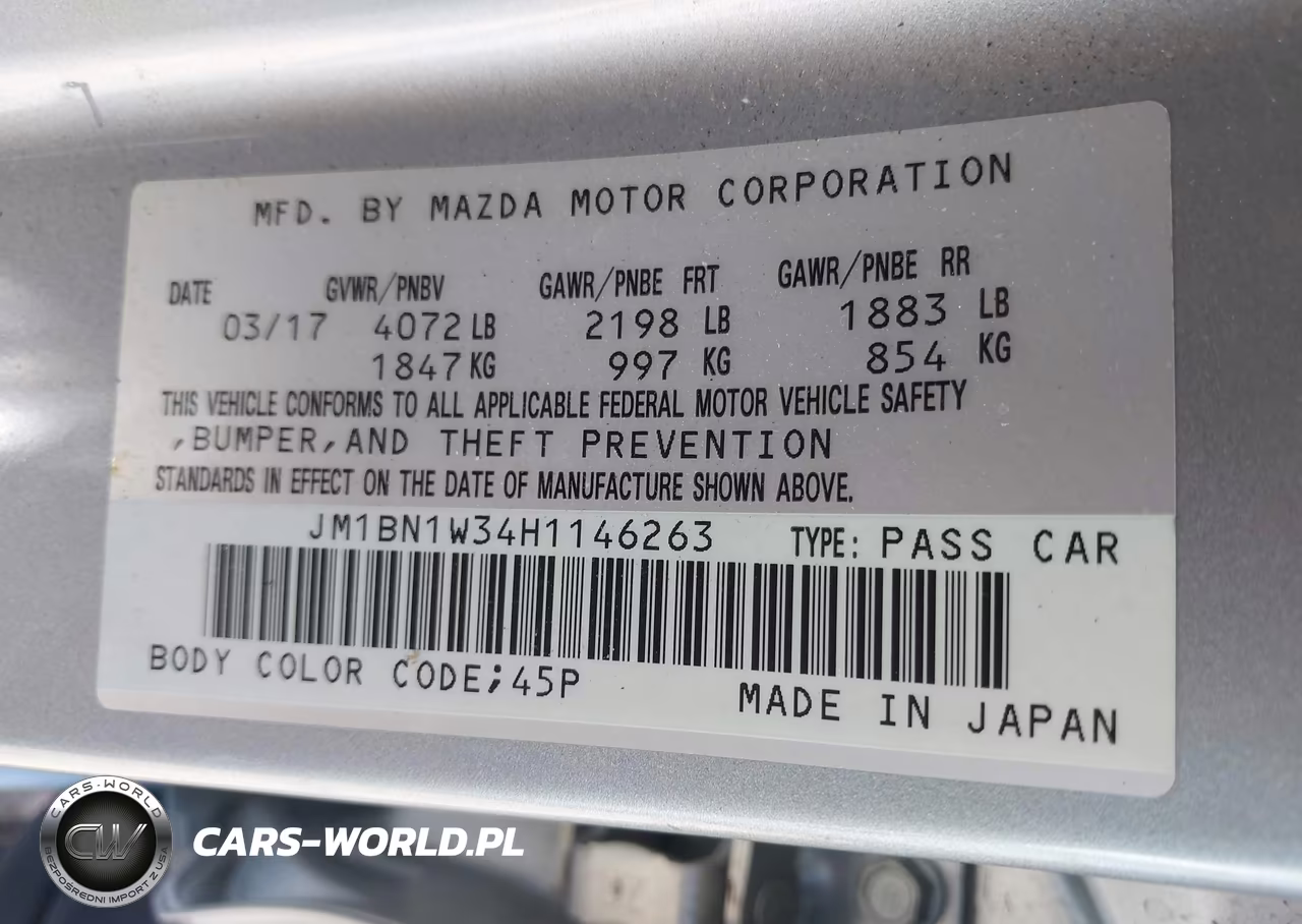 2017 Mazda Mazda3 Grand Touring VIN:JM1BN1W34H1146263 - 9