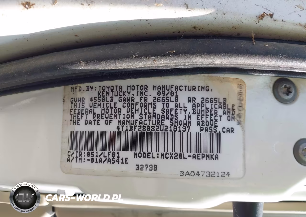 2002 Toyota Avalon Xl VIN:4T1BF28B82U218137 - 9