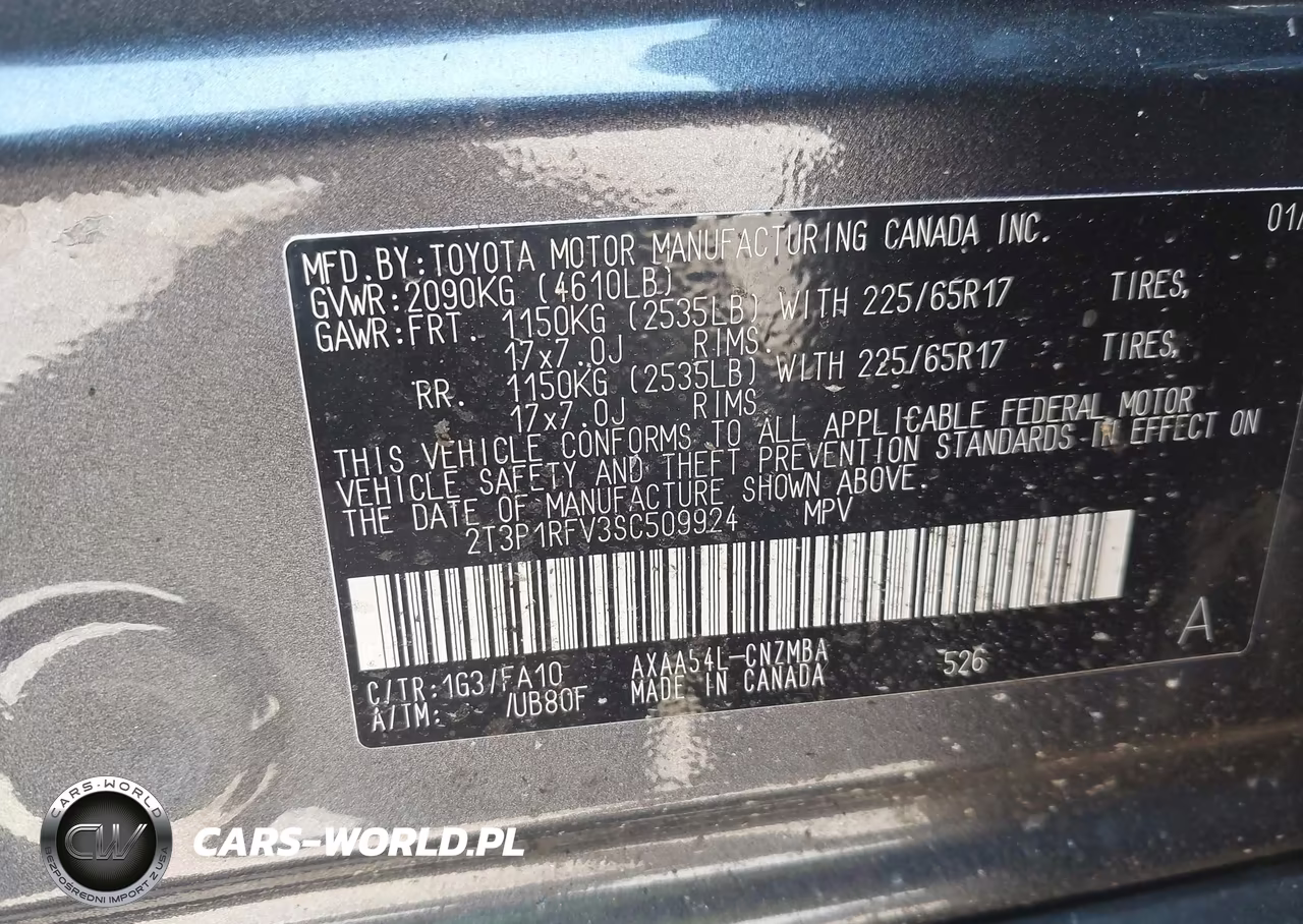 2025 Toyota Rav4 Xle VIN:2T3P1RFV3SC509924 - 9