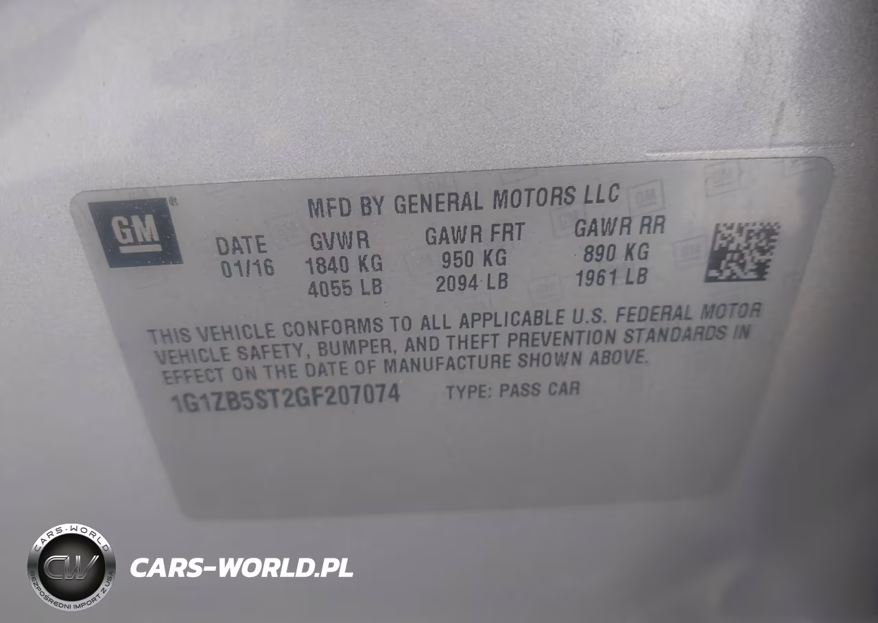 2016 Chevrolet Malibu Ls VIN:1G1ZB5ST2GF207074 - 9
