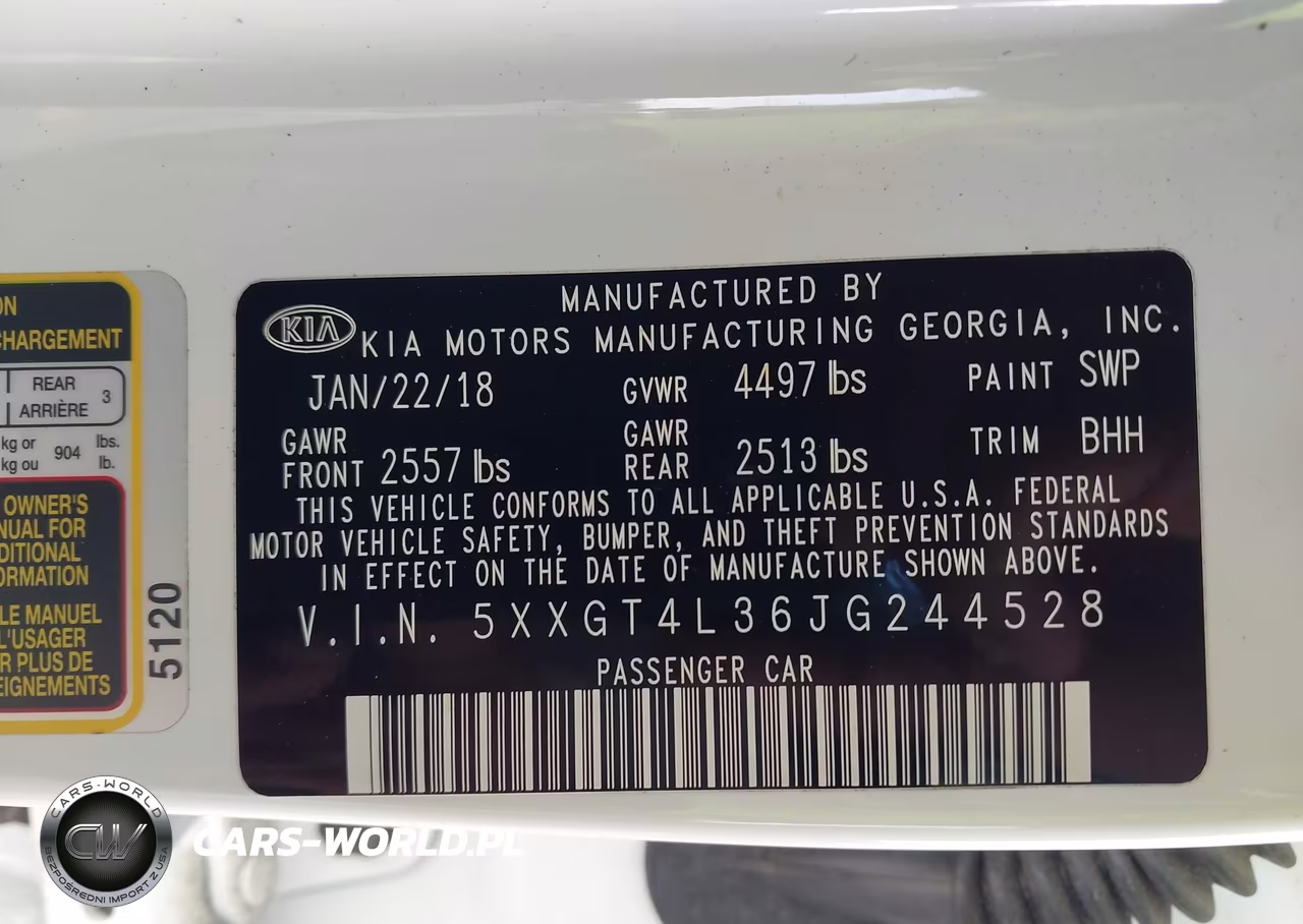 2018 Kia Optima Lx VIN:5XXGT4L36JG244528 - 9