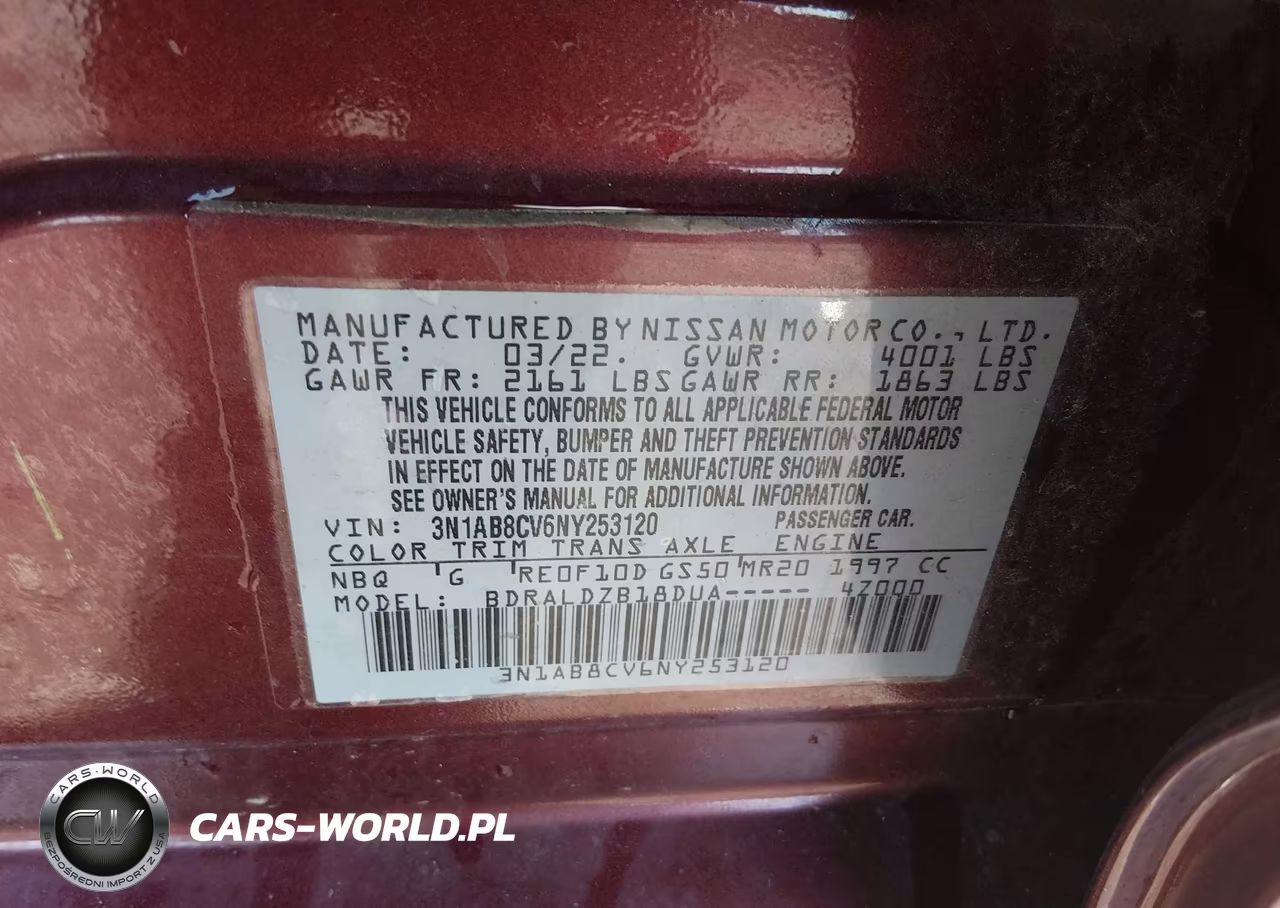 2022 Nissan Sentra Sv Xtronic Cvt VIN:3N1AB8CV6NY253120 - 9