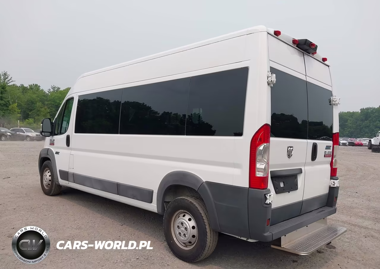 2018 Ram Promaster 2500 Window Van High Roof 159 Wb VIN:3C7WRVPGXJE154730 - 3