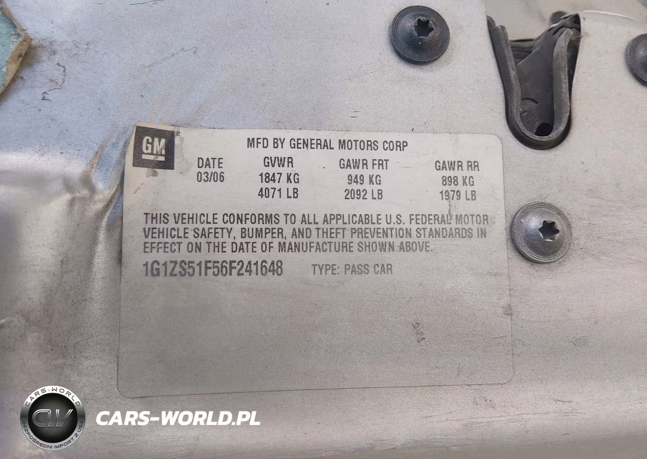 2006 Chevrolet Malibu Ls VIN:1G1ZS51F56F241648 - 9