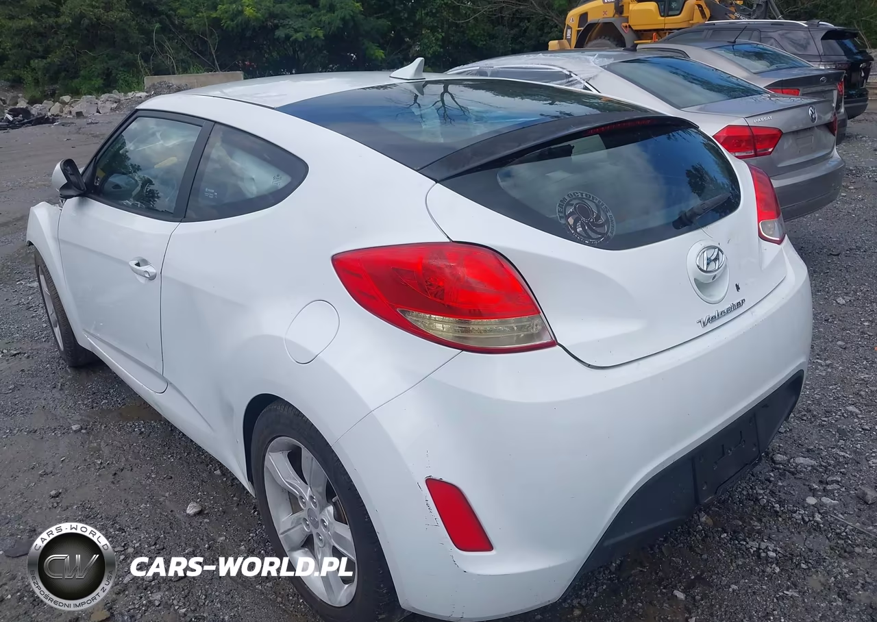 2014 Hyundai Veloster Base W-Gray VIN:KMHTC6AD9EU185542 - 3