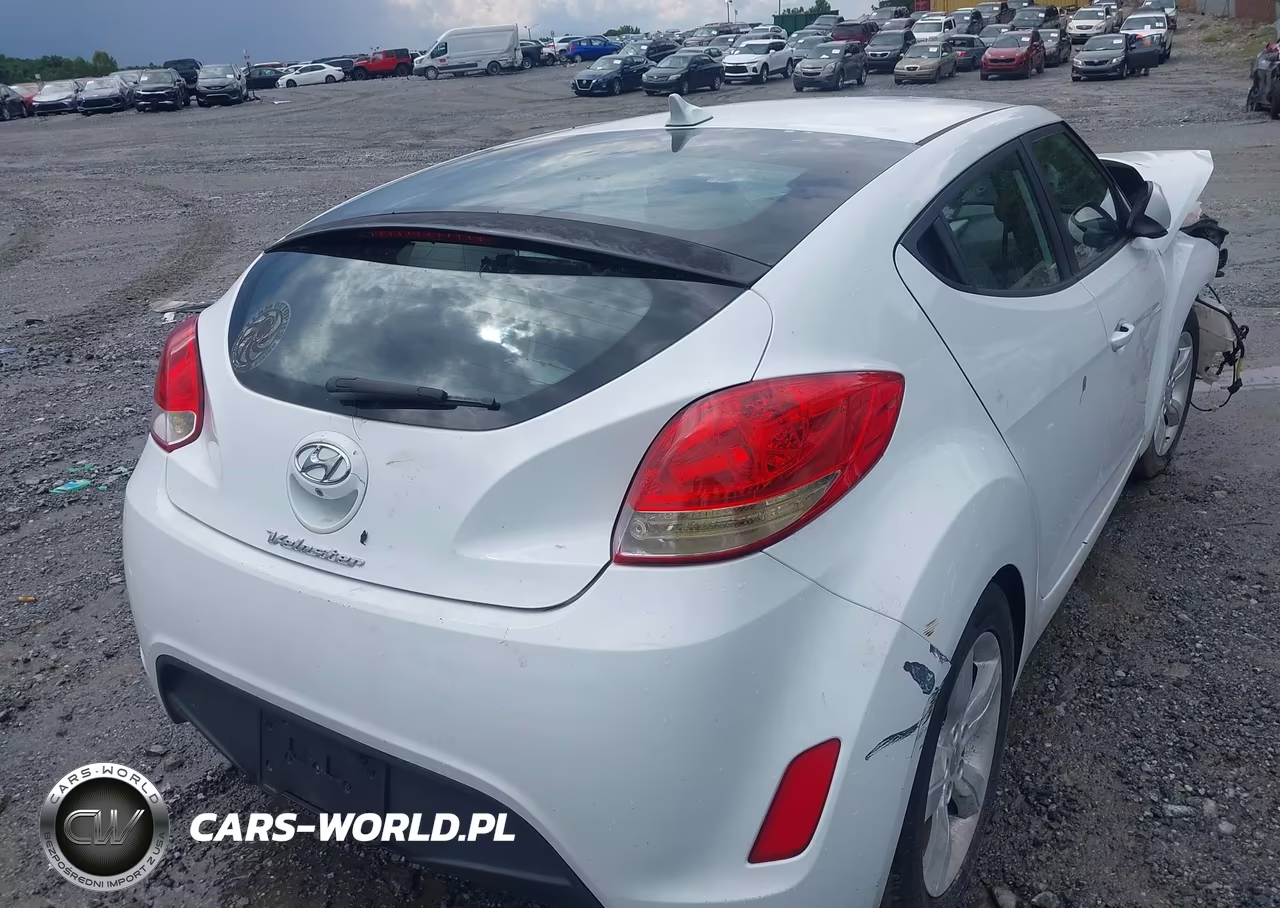 2014 Hyundai Veloster Base W-Gray VIN:KMHTC6AD9EU185542 - 4