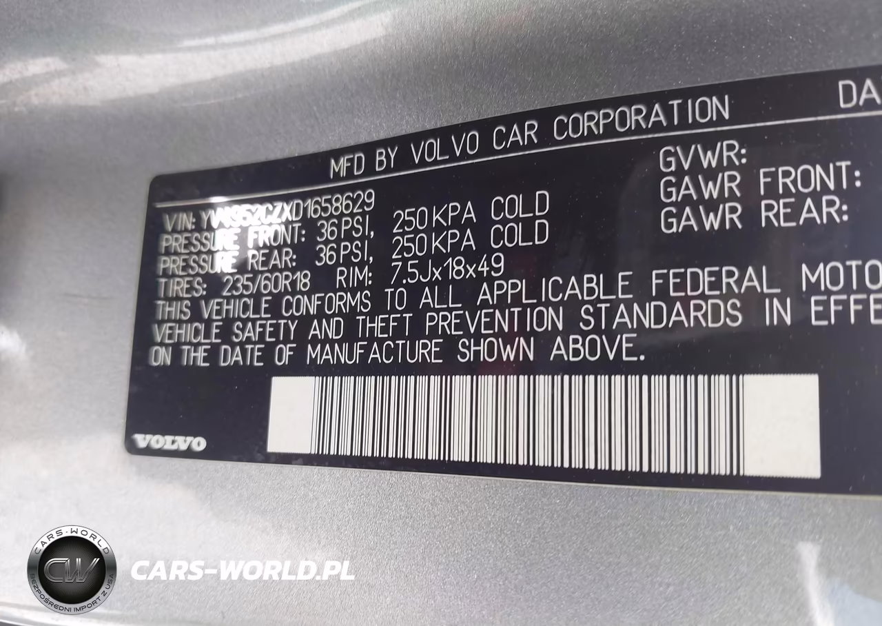 2013 Volvo Xc90 3.2 Platinum VIN:YV4952CZXD1658629 - 9