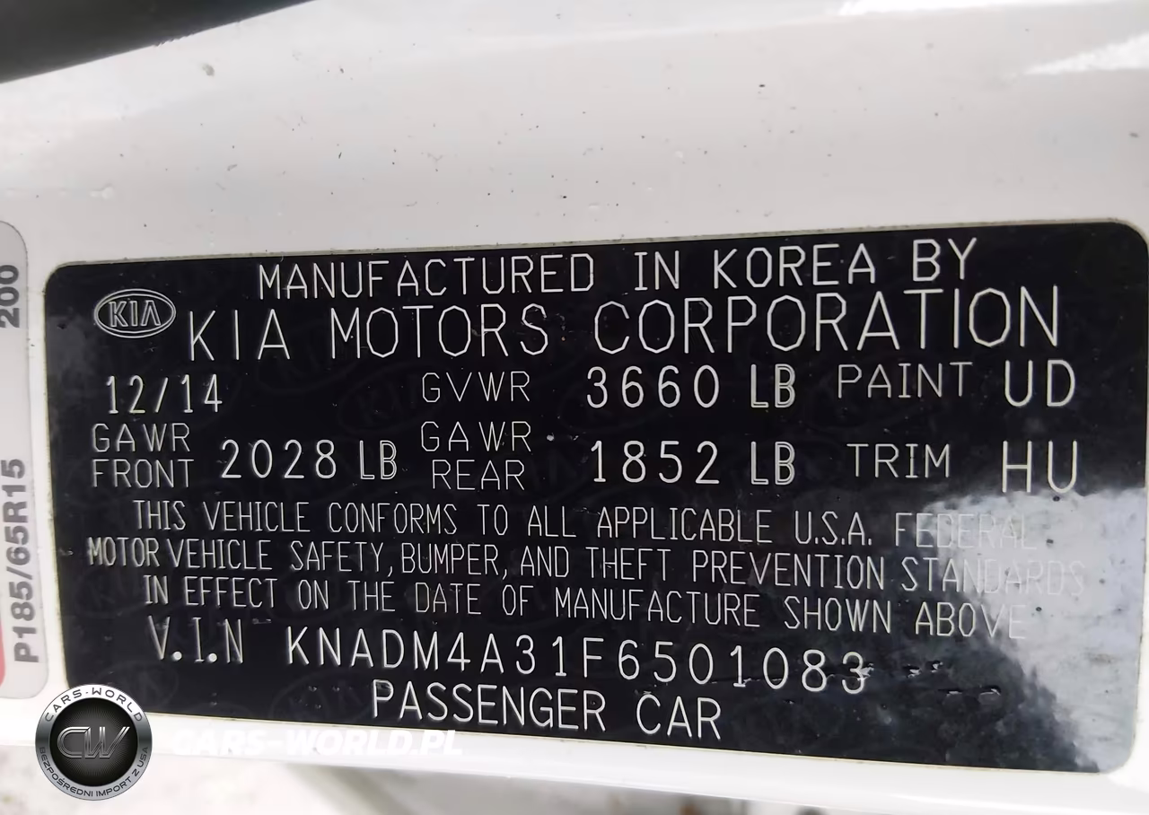 2015 Kia Rio Lx VIN:KNADM4A31F6501083 - 9