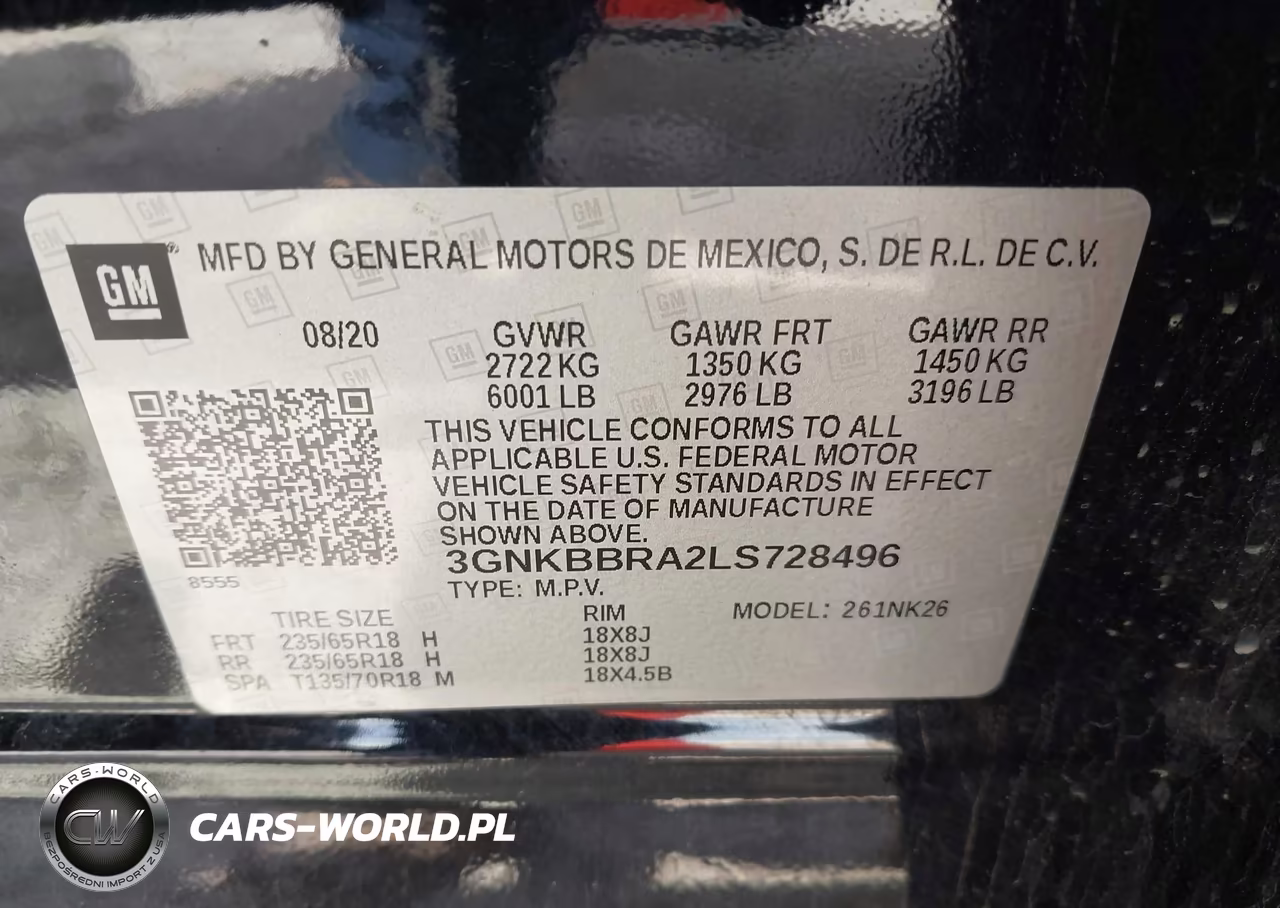 2020 Chevrolet Blazer Fwd 1Lt VIN:3GNKBBRA2LS728496 - 9