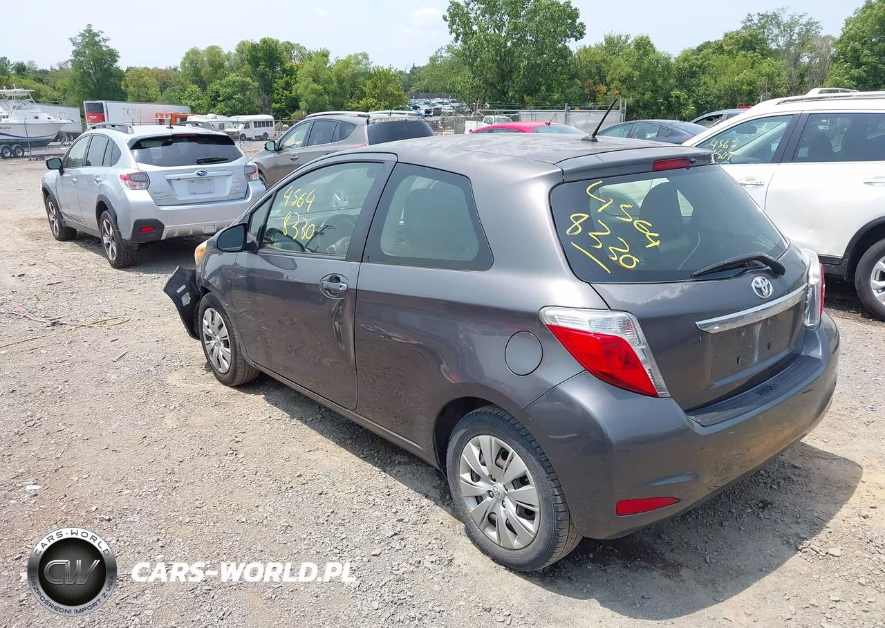 2012 Toyota Yaris Le VIN:JTDJTUD3XCD540038 - 3