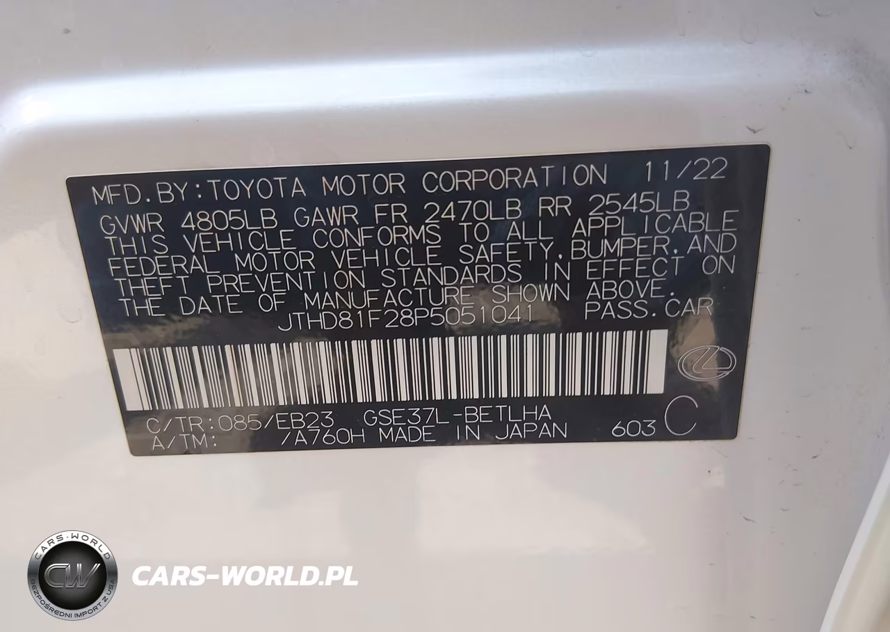 2023 Lexus Is 300 VIN:JTHD81F28P5051041 - 9