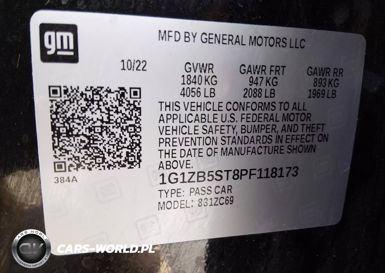 2023 Chevrolet Malibu Fwd Ls VIN:1G1ZB5ST8PF118173 - 9