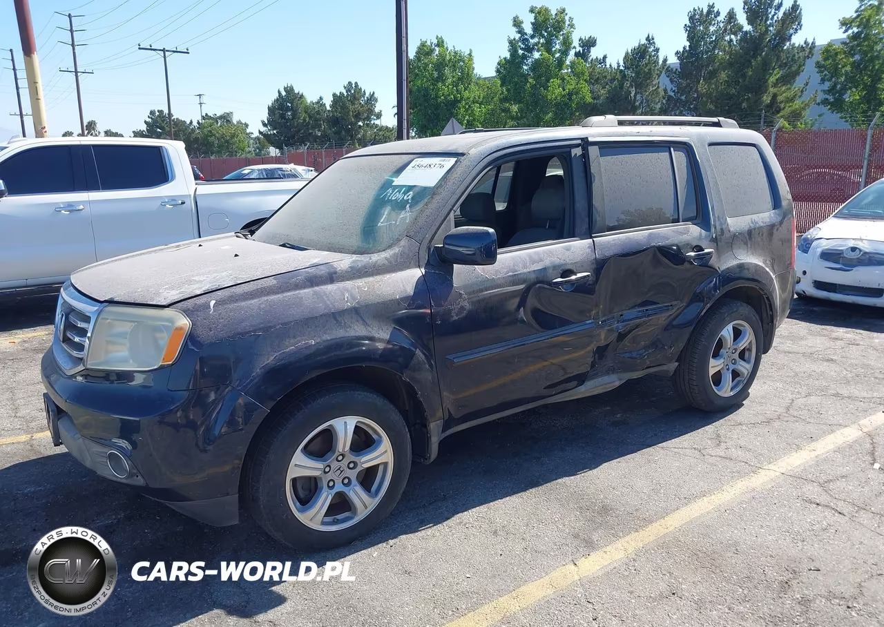 2012 Honda Pilot Ex-L VIN:5FNYF3H59CB019090 - 2