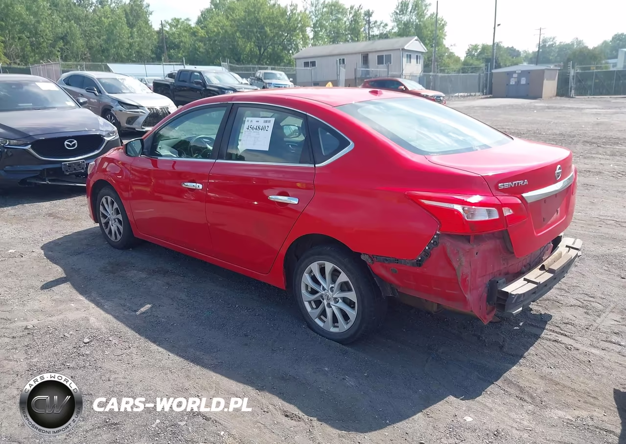 2018 Nissan Sentra Sv VIN:3N1AB7AP8JL617513 - 3