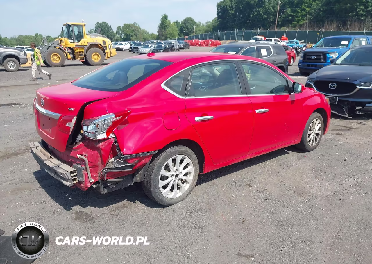 2018 Nissan Sentra Sv VIN:3N1AB7AP8JL617513 - 4