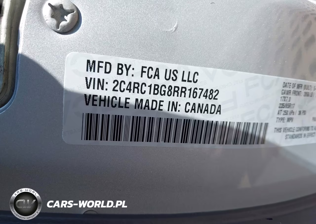 2024 Chrysler Pacifica Touring L VIN:2C4RC1BG8RR167482 - 9