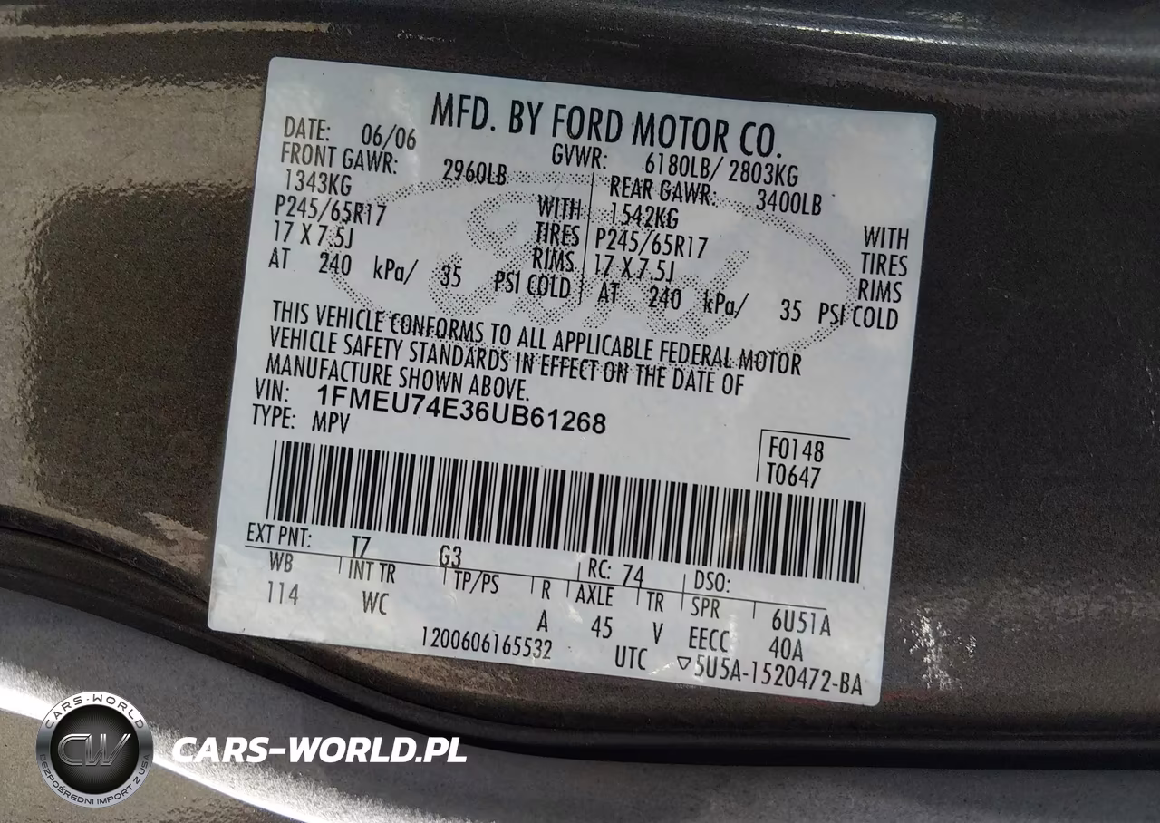 2006 Ford Explorer Eddie Bauer VIN:1FMEU74E36UB61268 - 9