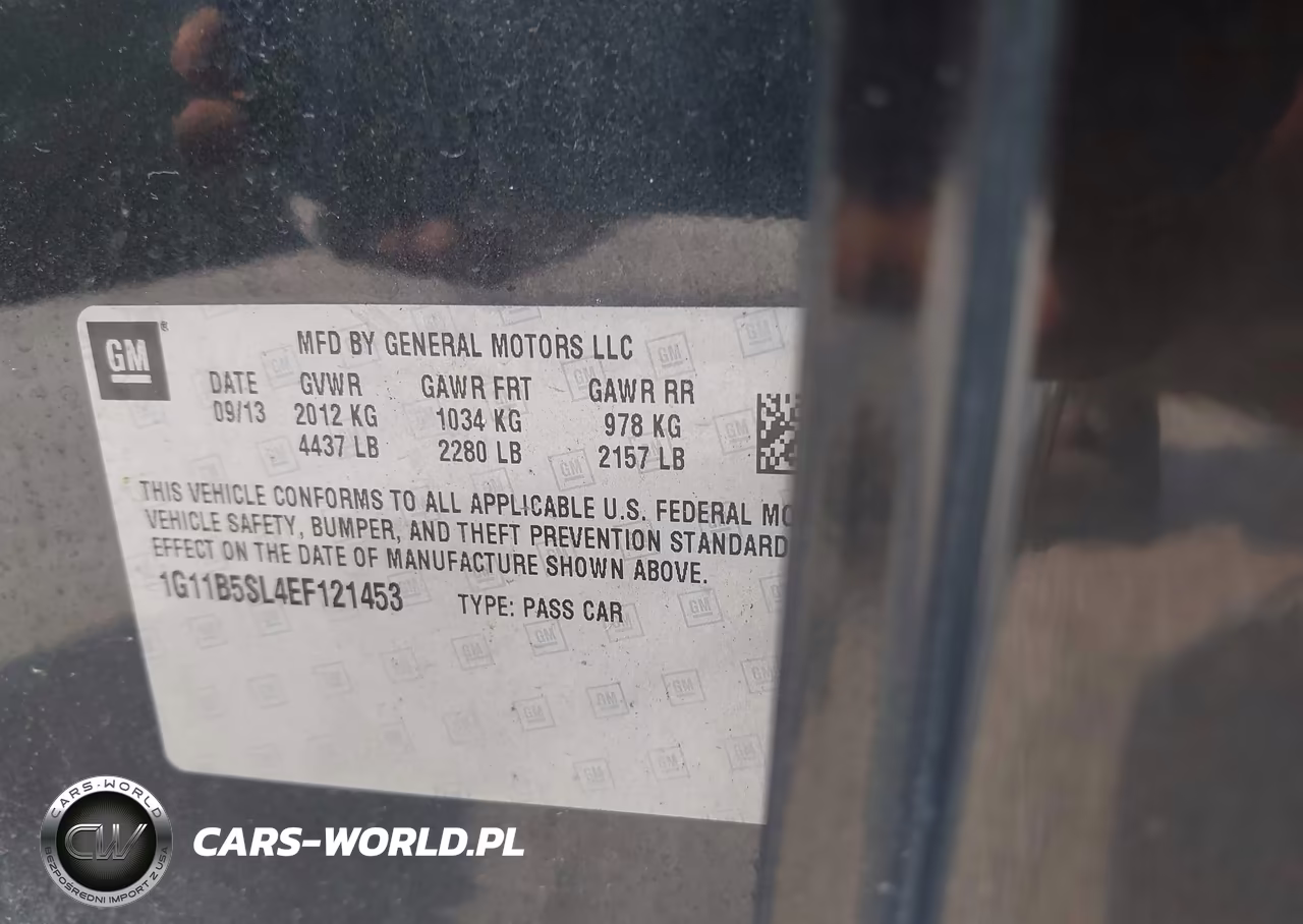 2014 Chevrolet Malibu 1Ls VIN:1G11B5SL4EF121453 - 9