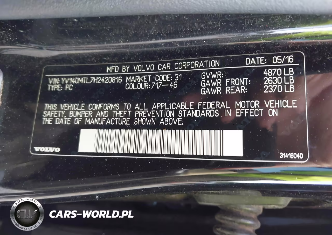 2017 Volvo S60 T5 Dynamic VIN:YV140MTL7H2420816 - 9
