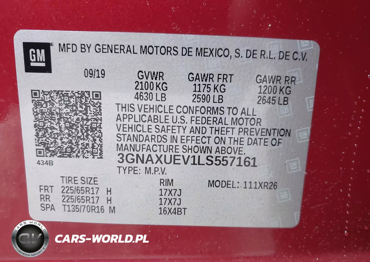 2020 Chevrolet Equinox Awd Lt 1.5L Turbo VIN:3GNAXUEV1LS557161 - 9