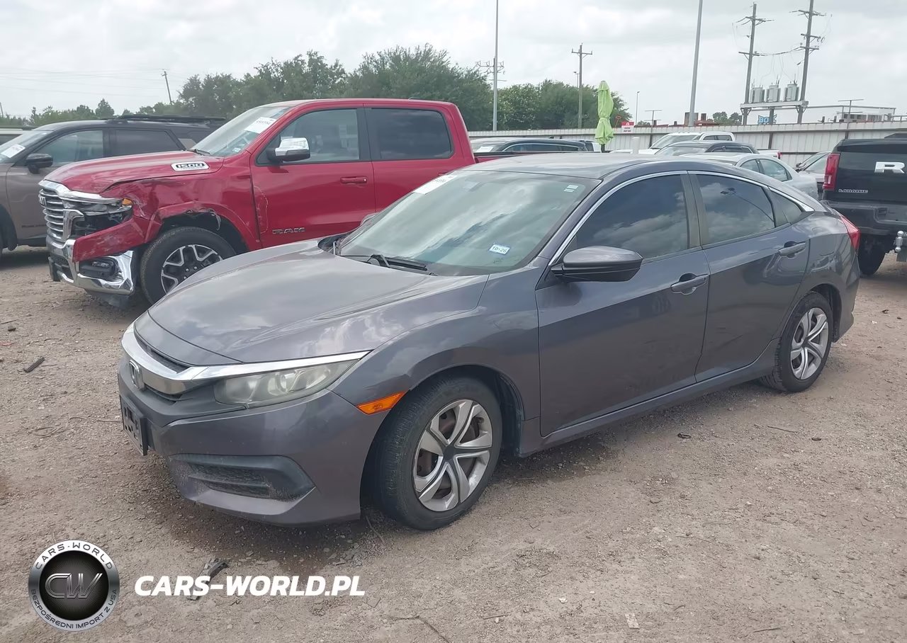 2016 Honda Civic Lx VIN:19XFC2F56GE024238 - 2