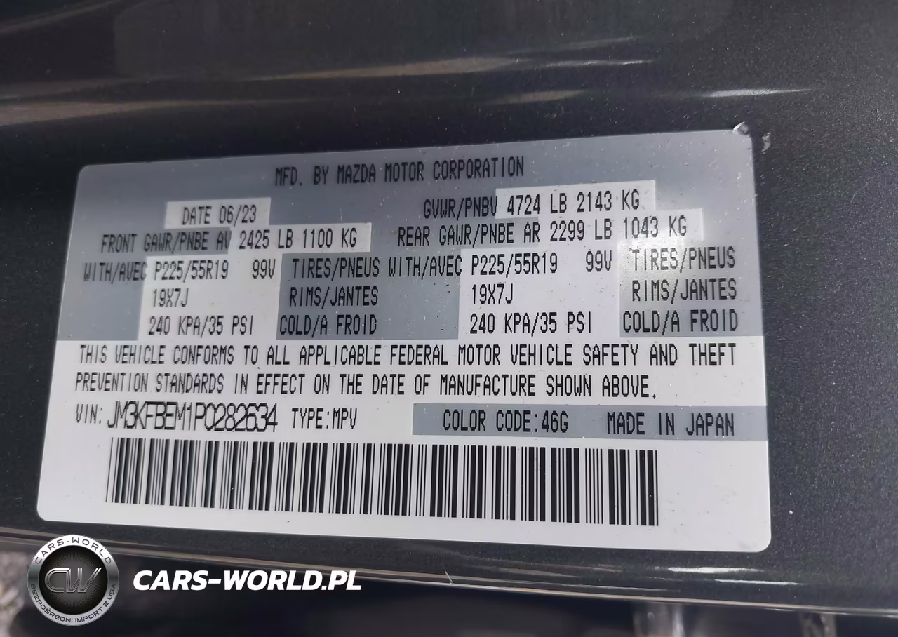 2023 Mazda Cx-5 2.5 S Premium Plus VIN:JM3KFBEM1P0282634 - 9