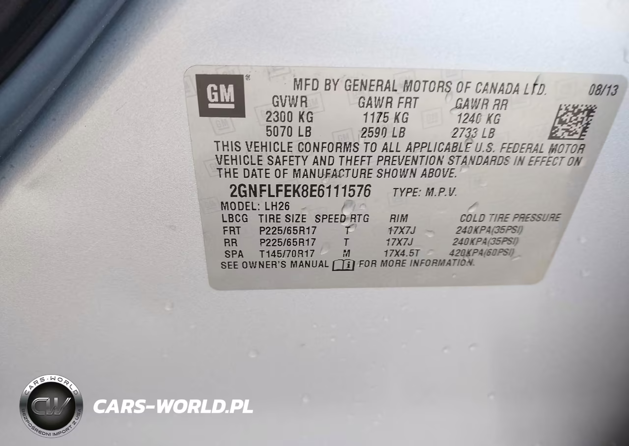 2014 Chevrolet Equinox Lt VIN:2GNFLFEK8E6111576 - 9