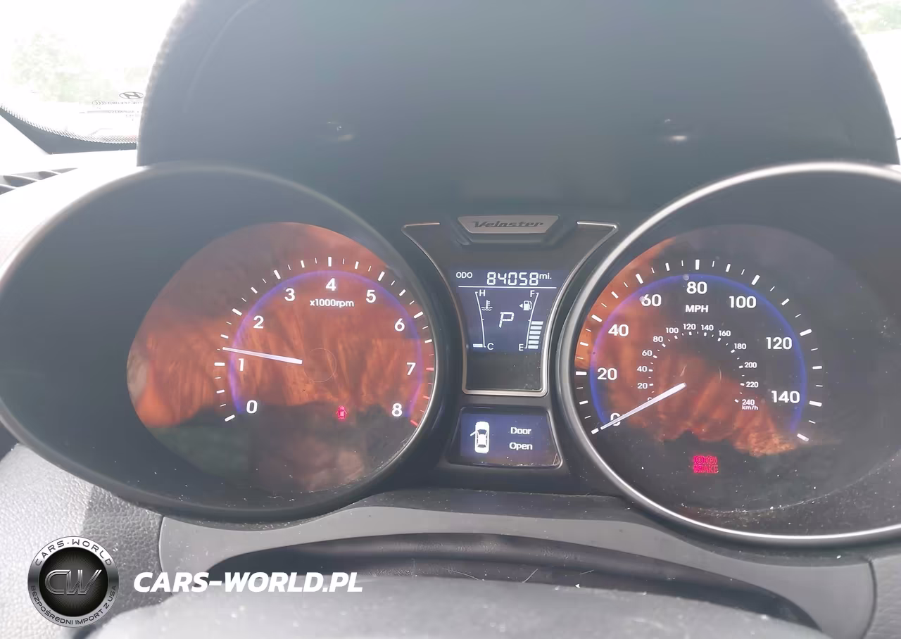 2014 Hyundai Veloster Turbo W-Blue VIN:KMHTC6AEXEU207217 - 7
