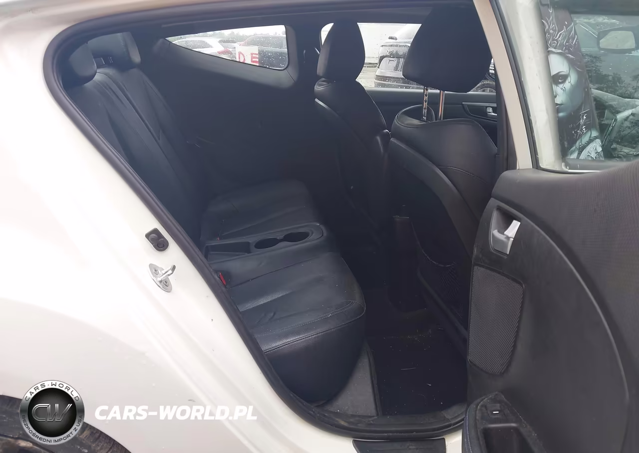 2014 Hyundai Veloster Turbo W-Blue VIN:KMHTC6AEXEU207217 - 8