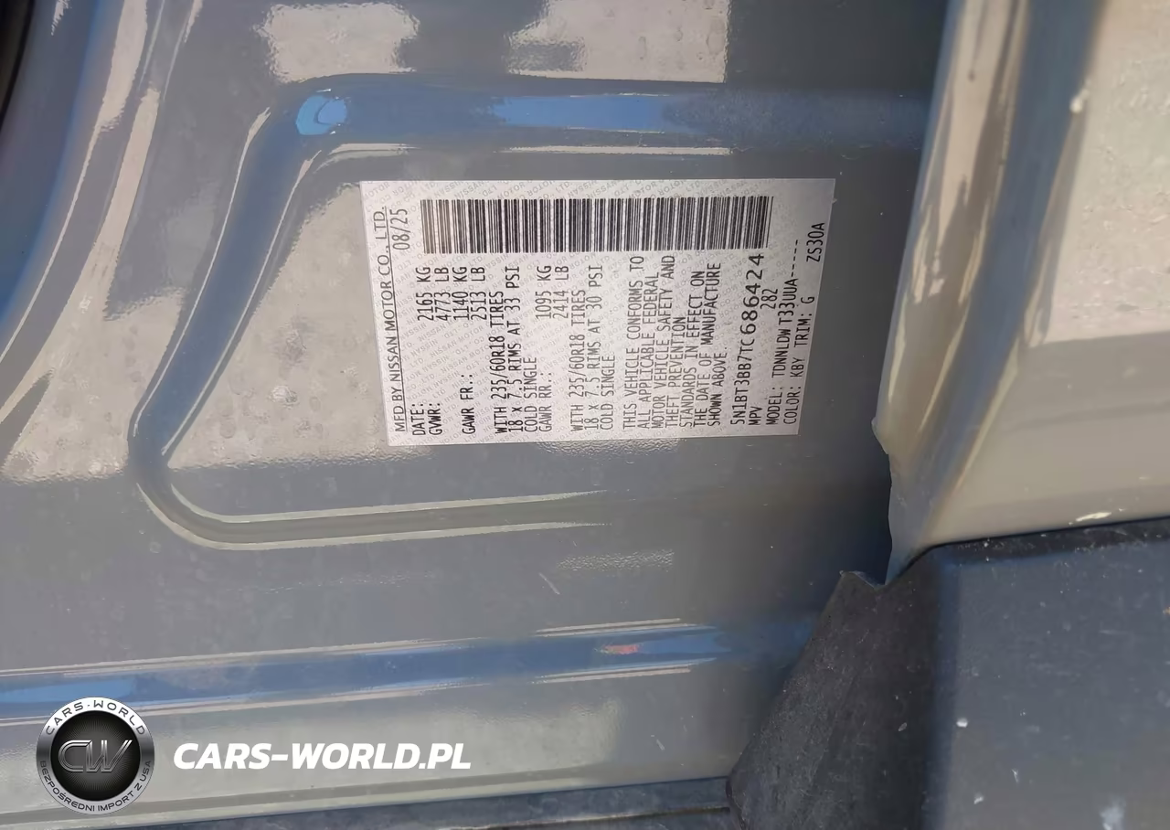 2026 Nissan Rogue Sv VIN:5N1BT3BB7TC686424 - 9