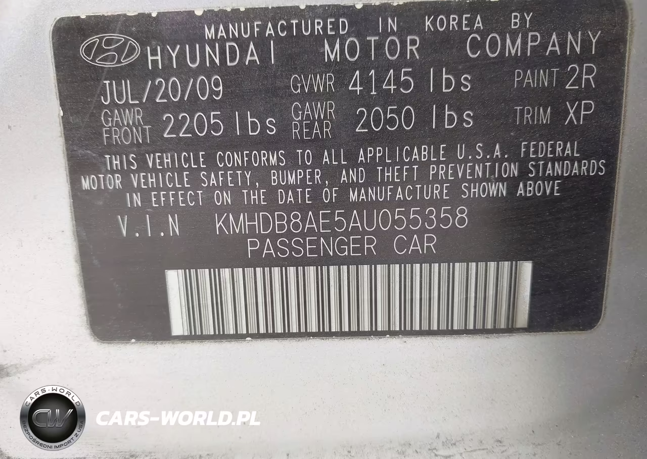 2010 Hyundai Elantra Touring Gls VIN:KMHDB8AE5AU055358 - 9