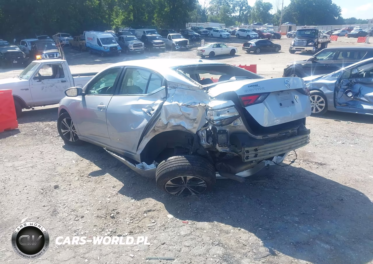 2021 Nissan Sentra Sv Xtronic Cvt VIN:3N1AB8CV5MY205400 - 3