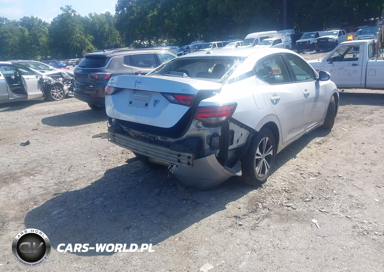 2021 Nissan Sentra Sv Xtronic Cvt VIN:3N1AB8CV5MY205400 - 4