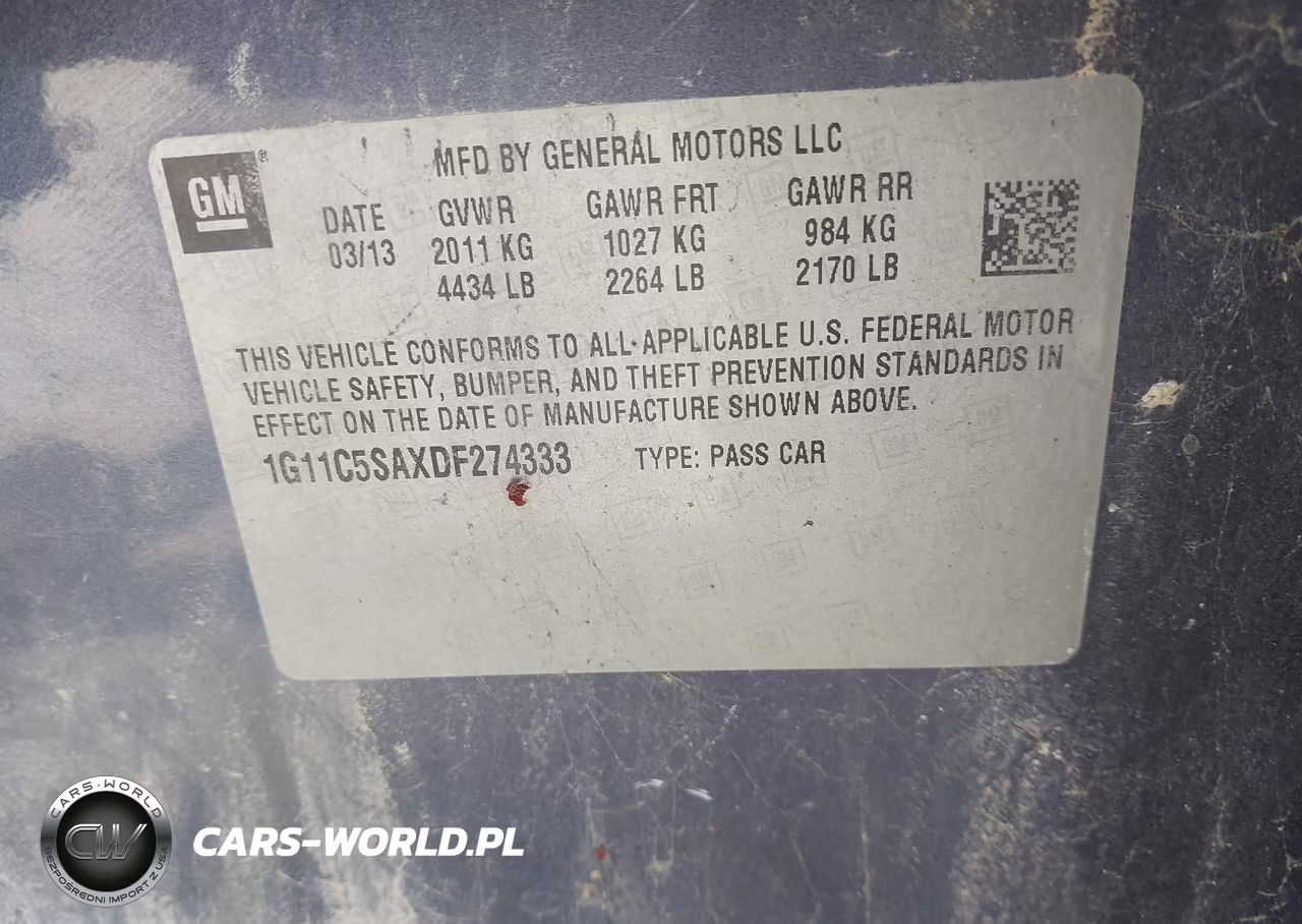 2013 Chevrolet Malibu 1Lt VIN:1G11C5SAXDF274333 - 9
