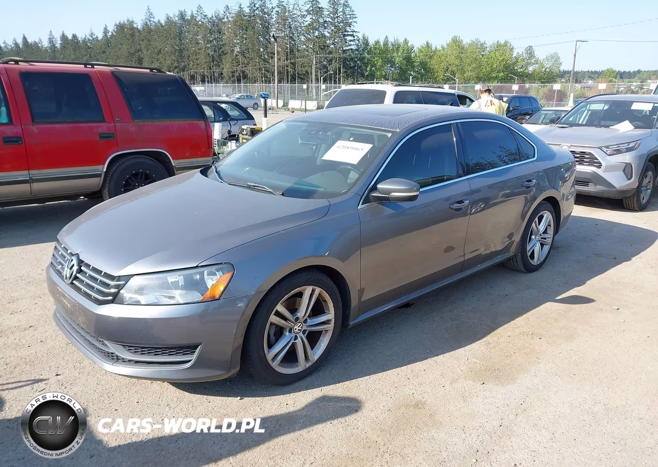 2015 Volkswagen Passat 2.0L Tdi Se VIN:1VWBV7A32FC051192 - 2