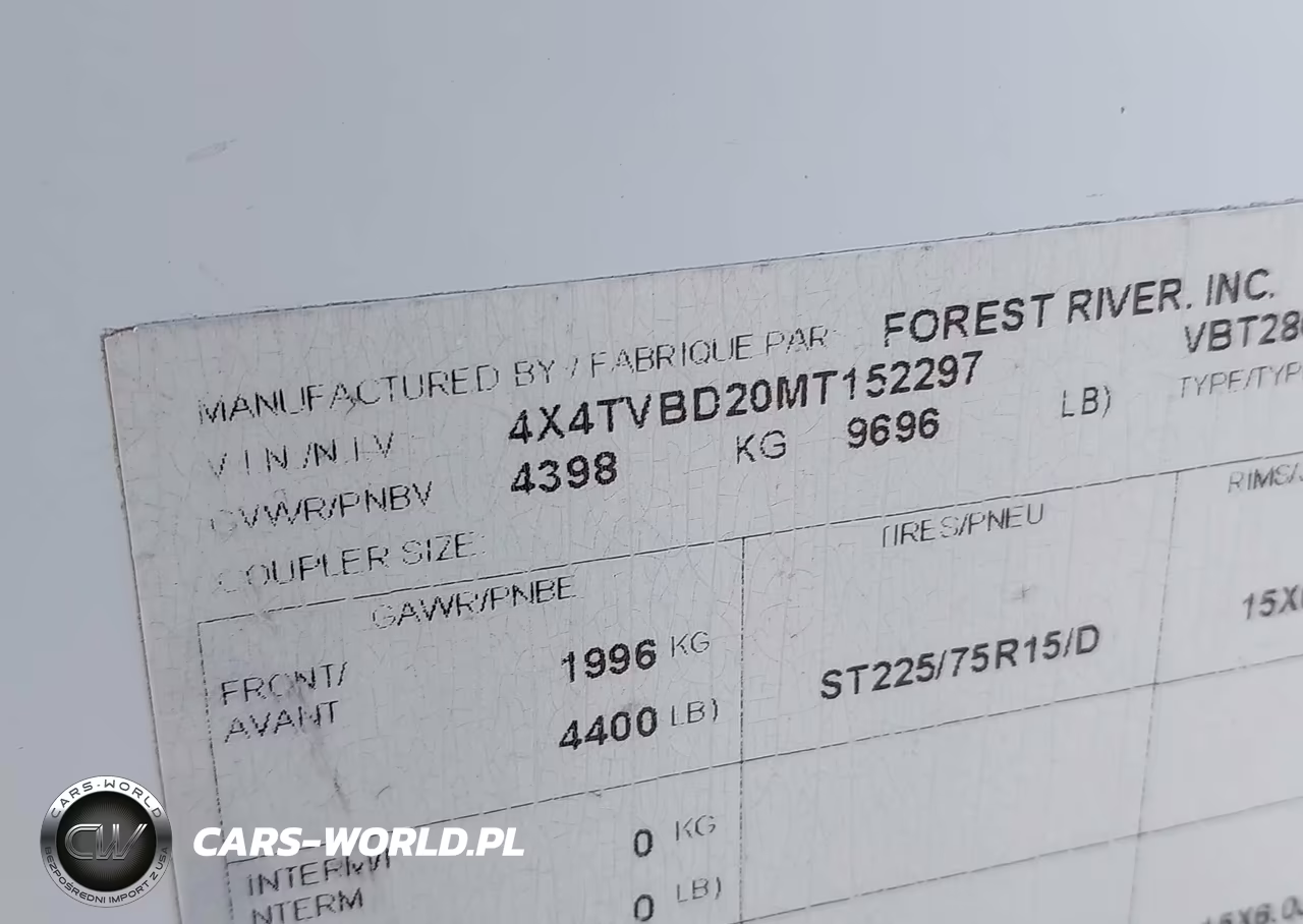 2021 Forest River Vibe VIN:4X4TVBD20MT152297 - 9
