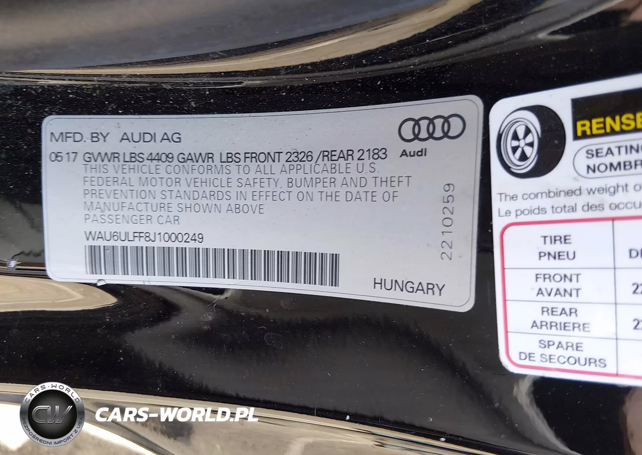 2018 Audi A3 2.0T Premium-2.0T Tech Premium VIN:WAU6ULFF8J1000249 - 9